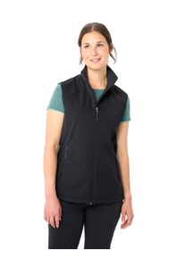 Softshellweste Vaude "Women's Everhike Softshell Vest", Damen, Gr. 42, schwarz, Obermaterial: 100% Polyester. Futter: 100% Polyester, Westen Softshellweste, wasserabweisend, windabweisend, w&auml;rmeisoliert, sportlicher Stil