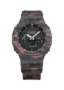Chronograph Casio G-SHOCK, rosa, grau, Armbanduhren, Damen, Chronograph, Quarzuhr, Armbanduhr, Herrenuhr, analog, digital