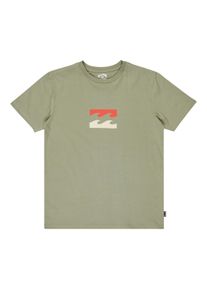 T-Shirt Billabong "Team Wave", Jungen, Gr. 8(125-130cm), grau gr&uuml;n, Obermaterial: 100% Walkfrottier;, Shirts T-Shirt