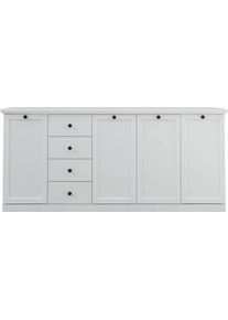 Sideboard Home Affaire "&Ouml;rebro", wei&szlig;, Sideboards, Sideboard, Kommode, zeitloser Landhausstil, mit Vollauszug