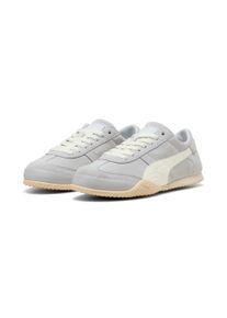 Sneaker Puma "BELLA UT CLASSIC", Damen, Gr. 42,5, Textil, beige (silber mist, alpine snow), Leder, mehrfarbig, Schuhe Sneaker, f&uuml;r Alltag und Freizeit, mit Leder-Obermaterial, mit Schn&uuml;rung