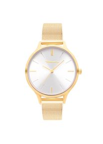 Quarzuhr Tamaris "New Mesh", goldfarben, Armbanduhren, Damen, Quarzuhr, Armbanduhr, Damenuhr, analog