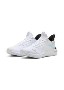 Slip-On Sneaker Puma "SOFTRIDE ENZO 5 HYPE", Damen, Gr. 43, Puma wei&szlig;, Puma silber, Puma schwarz, Textil, Schuhe Slip-On Sneaker, leicht profilierte Gummi-Laufsohle, nicht herausnehmbare Innensohle
