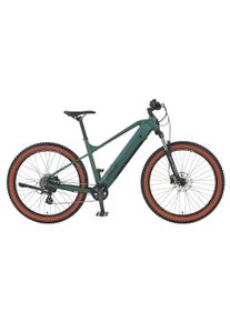 E-Bike Prophete "Dice 1.0" Gr. 48, gr&uuml;n, schwarz, Elektrofahrr&auml;der, 48cm, 27,5 Zoll (69,85cm), E-Bike