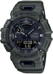 Smartwatch Casio G-SHOCK "GBA-900", gr&uuml;n (khaki, schwarz, gr&uuml;n), Smartwatches, Herren, Smartwatch, Armbanduhr,Herren,Bluetooth,Schrittz&auml;hler,digital, bis 20bar wasserd.