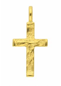 Adelia&acute;s Kettenanh&auml;nger ADELIA&acute;S "585 Gold Kreuz Anh&auml;nger", gold, Schmuckanh&auml;nger, Damen, Gelbgold 585, Kettenanh&auml;nger