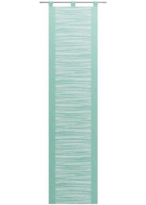 Neutex for you! Schiebegardine NEUTEX FOR YOU "Padova" Gr. 5, gr&uuml;n (mint), B:57cm H:265cm, Scherli, Polyester, Gardinen, Schiebegardine, inkl. Beschwerungsstange, Halbtransparent, Fransen-Effekt, modern