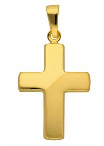 Adelia&acute;s Kettenanh&auml;nger ADELIA&acute;S "585 Gold Kreuz Anh&auml;nger", gold, Schmuckanh&auml;nger, Damen, Gelbgold 585, Kettenanh&auml;nger