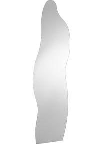 Ganzk&ouml;rperspiegel Salesfever, transparent (klarglas), B:50cm H:160cm T:0,5cm, MDF, Spiegelglas, Spiegel, Ganzk&ouml;rperspiegel, wellenf&ouml;rmig, organische Form