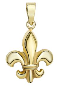Kettenanh&auml;nger Firetti "Schmuck Geschenk Gold 333 Halsschmuck Anh&auml;nger Halskette Fleur de lys", gold (gelbgoldfarben), Schmuckanh&auml;nger, Damen, Gelbgold 333, 0,6 g, Kettenanh&auml;nger