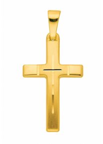 Adelia&acute;s Kettenanh&auml;nger ADELIA&acute;S "333 Gold Kreuz Anh&auml;nger", gold, Schmuckanh&auml;nger, Damen, Gelbgold 333, Kettenanh&auml;nger