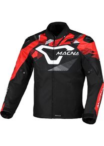 Macna Admyre, textile jacket waterproof , color: Black/Red/White , size: S