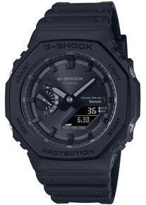 Smartwatch Casio G-SHOCK "GA-B2100", schwarz (schwarz, schwarz, schwarz), Smartwatches, Herren, Smartwatch, Solaruhr, Armbanduhr, Herrenuhr, Stoppfunktion, Weltzeit