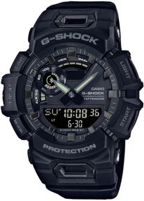 Smartwatch Casio G-SHOCK "GBA-900", schwarz (schwarz, schwarz, schwarz), Smartwatches, Herren, Smartwatch, Armbanduhr,Herren,Bluetooth,Schrittz&auml;hler,digital, bis 20bar wasserd.