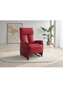 Sit & More TV-Sessel SIT & MORE "Cremona Comfort Plus", feuerrot, B:87cm H:112cm T:89cm, Sessel, TV-Sessel, bis 200 Kg belastbar, mit Herz-Waage Funktion