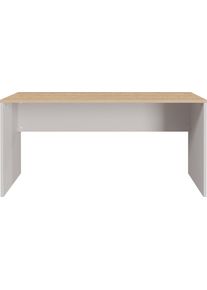 Schreibtisch Germania "Lissabon", kaschmir, lindberg, eiche, nachbildung, kaschmir, lindberg, eiche, nachbildung, B:158cm H:75cm T:79cm, Tische, Schreibtisch
