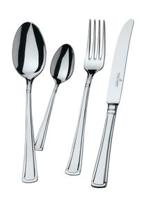 Besteck-Set "Bellevue", silber (silberfarben), 30 Stk., Chromnickelstahl 18/10, PICARD & WIELP&Uuml;TZ SOLINGEN, Essbesteck-Sets, Besteck-Set, poliert