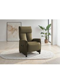Sit & More TV-Sessel SIT & MORE "Cremona Comfort Plus", olive, B:87cm H:116cm T:89cm, Sessel, TV-Sessel, bis 200 Kg belastbar, mit Herz-Waage Funktion