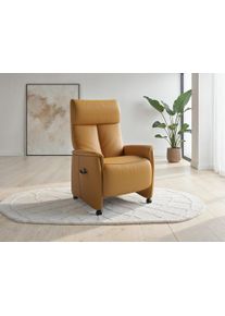 Sit & More TV-Sessel SIT & MORE "Cremona Comfort Plus", curry, B:87cm H:112cm T:89cm, Sessel, TV-Sessel, bis 200 Kg belastbar, mit Herz-Waage Funktion