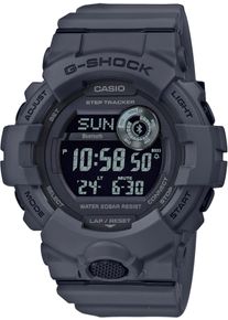 Smartwatch Casio G-SHOCK "GBD-800", grau (dunkelgrau, anthrazit, dunkelgrau), Smartwatches, Herren, Smartwatch, Quarzuhr,Armbanduhr,Herrenuhr,Schrittz&auml;hler,bis 20bar wasserd.digital