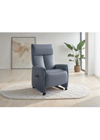 Sit & More TV-Sessel SIT & MORE "Cremona Comfort Plus", graublau, B:87cm H:121cm T:89cm, Sessel, TV-Sessel, bis 200 Kg belastbar, mit Herz-Waage Funktion