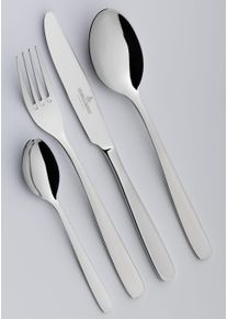 Besteck-Set "Luca", silber (silberfarben), 102 Stk., Edelstahl, PICARD & WIELP&Uuml;TZ SOLINGEN, Essbesteck-Sets, Besteck-Set, hochglanzpoliert