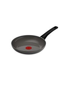 Bratpfanne Tefal "Renewal", grau, B:24,6cm H:7,5cm L:40,8cm &Oslash;:24cm, Pfannen, Bratpfanne, Keramikbeschichtung, 100% recycelter Aluminiumk&ouml;rper, Thermo-Signal