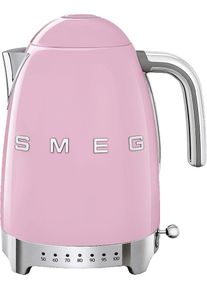 Smeg Wasserkocher "KLF04PKEU", rosa (cadillac pink), B:22,3cm H:28cm T:17,1cm, Wasserkocher, Wasserkocher