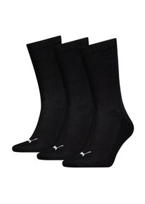 Socken Puma "Puma UNISEX CUSHIONED NEXT CREW 3P", Jungen, Gr. 39-42, schwarz, Baumwollmischung, normal, Socken Socken, mit Zonenpolsterung f&uuml;r zus&auml;tzlichen Komfort