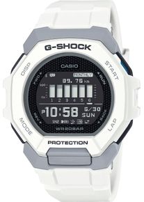 Smartwatch Casio G-SHOCK "GBD-300", wei&szlig; (wei&szlig;, wei&szlig;), Smartwatches, Herren, Smartwatch, Armbanduhr, Herrenuhr, Bluetooth, bis 20 bar wasserdicht