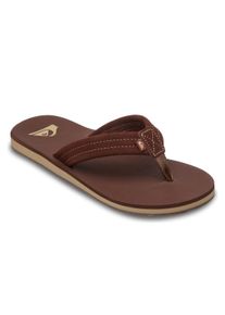 Sandale Quiksilver "Carver Suede", Herren, Gr. 14(47), braun 1, Obermaterial:Obermaterial: 94% Wildleder/6% Textil-Nylon, Futter: 100% Wildleder, Laufsohle: 100% TPR;, Schuhe Sandale