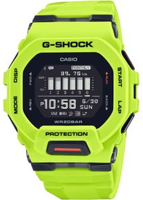 Smartwatch Casio G-SHOCK "GBD-200", gr&uuml;n (neongr&uuml;n, neongr&uuml;n), Smartwatches, Herren, Smartwatch, Armbanduhr, Herren,Bluetooth,Schrittz&auml;hler,bis 20bar wasserd.,digital