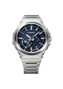 Smartwatch Casio G-SHOCK "GST-B1000D", edelstahlfarben, blau, edelstahlfarben, Smartwatches, Herren, Smartwatch, Armbanduhr, Herren, Bluetooth, Super Illuminator, Flight Log Memory