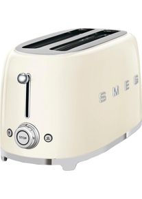 Smeg Toaster "TSF02CREU", beige (cremefarben), B:39,4cm H:21,5cm T:20,8cm, Toaster, Toaster
