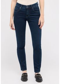 5-Pocket-Jeans Angels "CICI", Damen, Gr. 36, L&auml;nge 30, blau (schwarz indigo), Denim/Jeans, Obermaterial: 92% Baumwolle, 8% Elasthan, slim fit, Jeans 5-Pocket-Jeans, aus sportivem Denim
