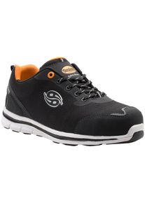 Sicherheitsschuh Dockers by Gerli "Galantis S1P" Gr. 47, schwarz (schwarz, wei&szlig;), 47, Obermaterial: 100% Nylon NY., Schuhe, Sicherheitsschuh