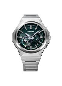 Smartwatch Casio G-SHOCK "GST-B1000D", edelstahlfarben, gr&uuml;n, edelstahlfarben, Smartwatches, Herren, Smartwatch, Armbanduhr, Herren, Bluetooth, Super Illuminator, Flight Log Memory