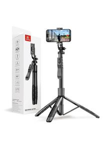 CRONG SelfieGo Ultra - Aluminum Bluetooth Selfie Stick Tripod - Black