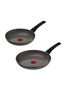 Pfannen-Set Tefal "Renewal", grau, Pfannen, Pfannen-Set, Keramikbeschichtung, 100% recycelter Aluminiumk&ouml;rper, Thermo-Signal