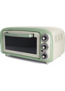 Ariete Minibackofen "Vintage 979 gr&uuml;n", gr&uuml;n, B:47,5cm H:24,5cm T:40cm, Miniback&ouml;fen, Minibackofen
