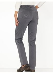 5-Pocket-Jeans CREATION L PREMIUM, Damen, Gr. 50, Normalgr&ouml;&szlig;en, blau (stone, grau, denim), 57% Baumwolle, 33% Modal, 8% Elastomultiester, 2% Elasthan, unifarben, lang, Jeans 5-Pocket-Jeans