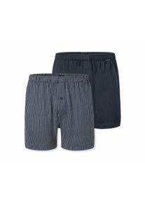 2 Schiesser f&eacute;rfi boxerals&oacute; - f&eacute;rfi - m&eacute;ret S/4 - k&eacute;k/cs&iacute;kos