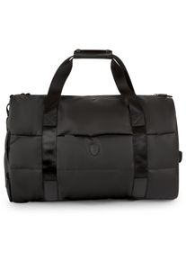 Reisetasche Heys "The Puffer Duffle Bag", M&auml;dchen, Gr. B/H/T: 48cm x 30,5cm x 25,5cm, schwarz, Polyester, Taschen Reisetasche, Weekender Duffle Bag Schuhfach Aufstecksystem