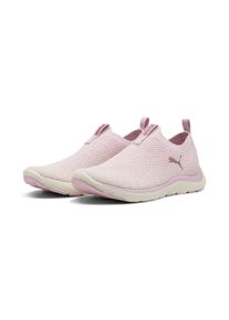 Slip-On Sneaker Puma "SOFTRIDE REMI SLIP-ON KNIT WN'S", Damen, Gr. 42, rosa (rose mauve, warm wei&szlig;, rose gold), Textil, Schuhe Slip-On Sneaker, f&uuml;r Sport, mit SOFTFOAM+ D&auml;mpfung, aus gestricktem Textil