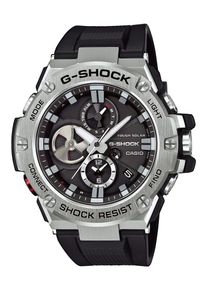 Smartwatch Casio G-SHOCK "GST-B100", schwarz, schwarz, Smartwatches, Herren, Smartwatch, Armbanduhr, Herrenuhr,Bluetooth,Stoppfunktion,Smart Access Technologie