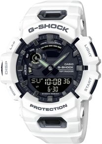 Smartwatch Casio G-SHOCK "GBA-900", wei&szlig; (wei&szlig;, schwarz, wei&szlig;), Smartwatches, Herren, Smartwatch, Armbanduhr,Herren,Bluetooth,Schrittz&auml;hler,digital, bis 20bar wasserd.