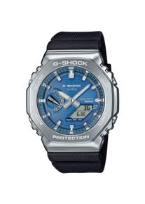 Smartwatch Casio G-SHOCK "GBM-2100A", schwarz, blau, silberfarben, schwarz, Smartwatches, Herren, Smartwatch, Armbanduhr, Herren,Bluetooth, Solarbetrieb, Flight Log Memory