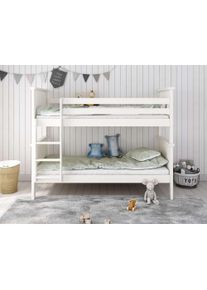 Etagenbett OTTO HOME "Erik", wei&szlig;, B:107cm H:166,6cm L:211,4cm, Etagenbetten, Etagenbett, inklusive Lattenroste, in zwei Einzelbetten teilbar, teilmassiv, FSC