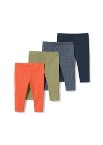 Tchibo - 4 baba &eacute;s kisgyerek 3/4-es hossz&uacute;s&aacute;g&uacute; leggings - kisgyerek - m&eacute;ret 62/68 - k&eacute;k/p&ouml;tty&ouml;s
