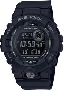 Smartwatch Casio G-SHOCK "GBD-800", schwarz (schwarz, schwarz, schwarz), Smartwatches, Herren, Smartwatch, Quarzuhr,Armbanduhr Herrenuhr,Schrittz&auml;hler,bis 20 bar wasserd.digital